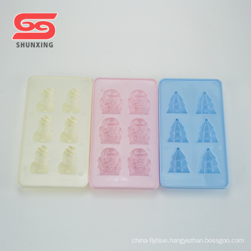 cute shape plastic personalized ice cube tray with low price